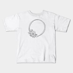 floral wreath Kids T-Shirt